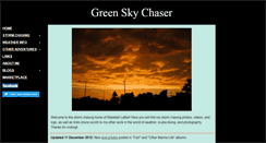 Desktop Screenshot of greenskychaser.com