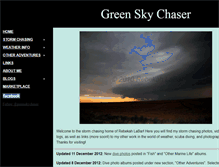 Tablet Screenshot of greenskychaser.com